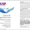 NOW Natural Progesterone Balancing Skin Cream 3oz - Image 2