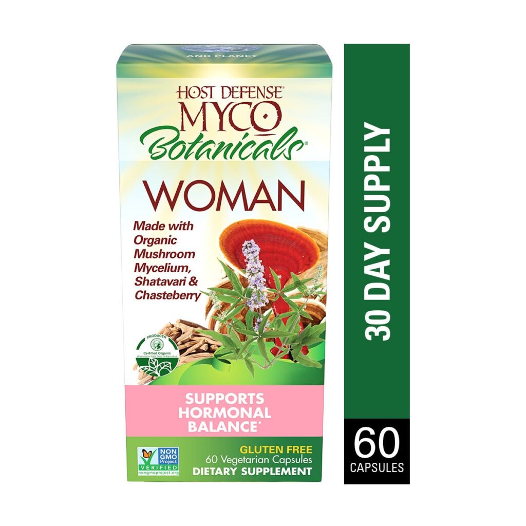 Host Defense Woman Mushrooms 60ct Veg Capsules