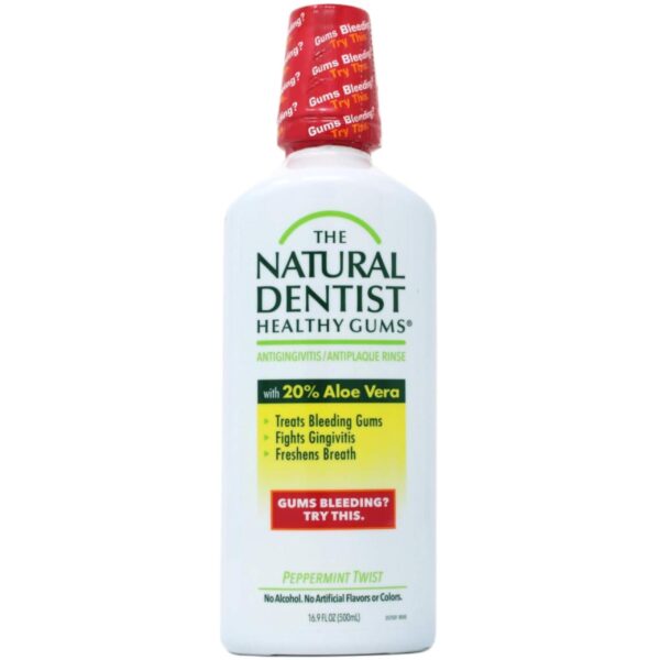 Natural Dentist Healthy Gums Peppermint Twist 16.9oz