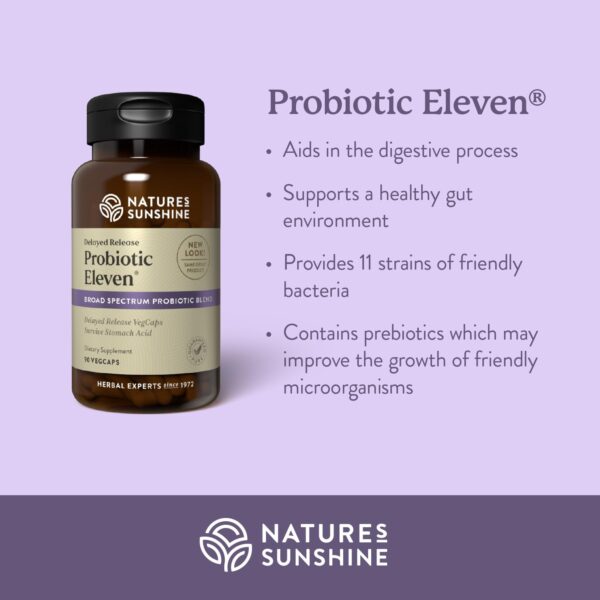 Nature's Sunshine Probiotic Eleven 90ct Veg Capsules