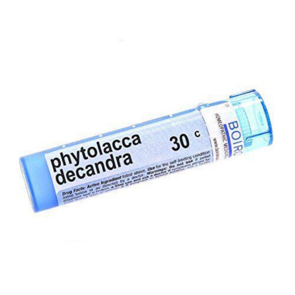 Boiron Phytolacca Decandra 30C Medicine for Sore Throat Pain Radiating to the Ears