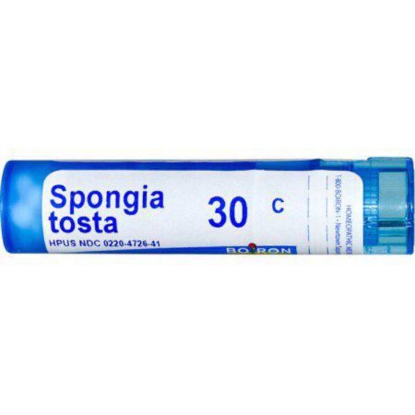 Boiron Spongia Tosta 30C Medicine for Cough Relief