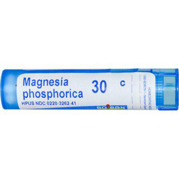 Boiron Magnesia Phosphorica 30C Medicine for Spasmodic Pain in the Abdomen Improved by Heat