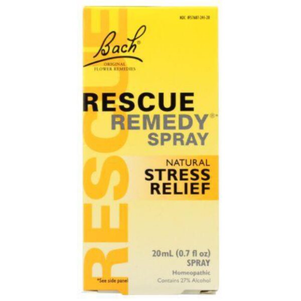 Bach Rescue Remedy Spray 20ml Stress Relief Flower Remedy and Sugar-Free Forming