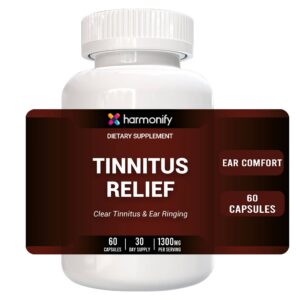 HARMONIFY Tinnitus Relief for Ear Health Support Capsules